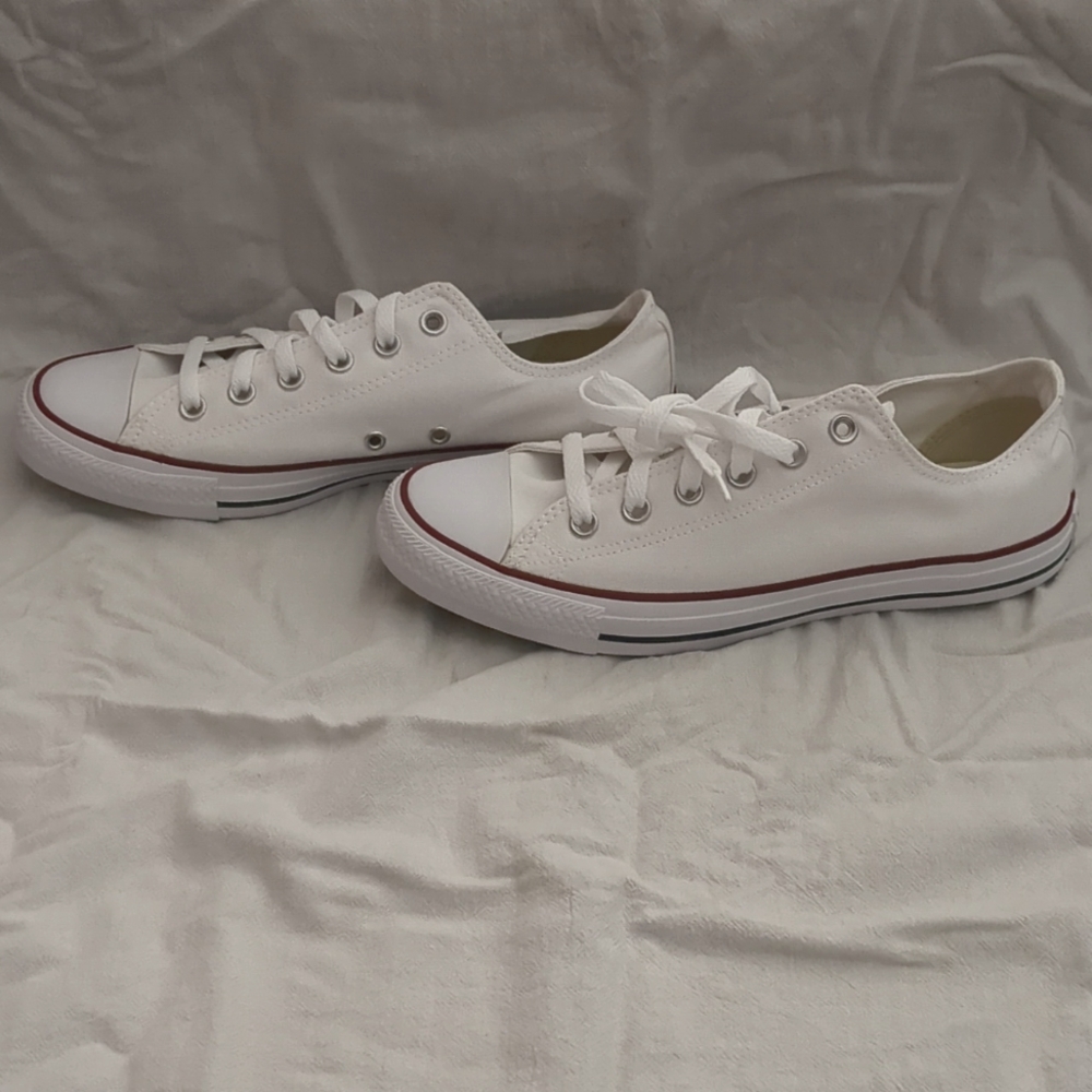 Converse Chuck All Star Ox M7652C Unisex White Sneakers Size 7.5M/9.5W EB491